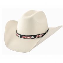 Chapeau Cowboy Cancún Blanc - Bullhide - 61 cm - Panama - Mexique