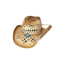 Chapeau Cowboy Lost In Love Paille Naturelle - Bullhide - 59-61 cm - Paille - Chine
