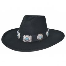 Chapeau western Iroquois Feutre - Bullhide - Bullhide - Noir - M - 56/57 cm - Feutre laine - Colombie