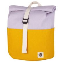 Roll top Rucksack Yellow / Light purple - large