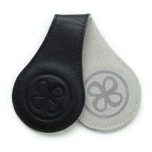 Cloby 2er Set Leder Magnetclips - schwarz