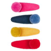 Souza for Kids - Haarspangen Plien - Dunkel Farben - 4 Stück