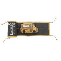 Spielset Soft Toy Ride & Roll School Bus - Bus + Straße