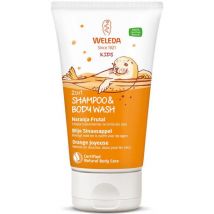 Kids 2 in 1 shampoo & body wash - Fruchtige Orange - 150 ml