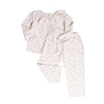 Pyjama mit Floune Neck Blossom Dragée - 2 Jahre
