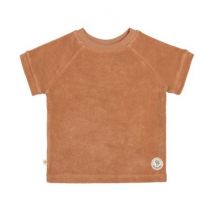 Frottee T-Shirt - Karamell