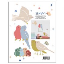 Just a touch Wandsticker-Set BIRDS ON LIGHT