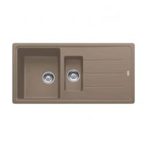 Franke - Basis Fragranit+ Bfg651 - Evier de Cuisine à Encastrer - Marron Clair - Granit 907914