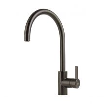 Franke - Eos Néo à Bec - Mitigeur De Cuisine - Coloris Anthracite - Noir - Inox 911245
