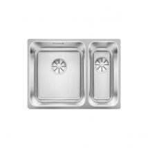 Blanco - Solis 340/180-u Inox Infino - Evier De Cuisine Sous Plan - Gris Foncé - Inox 526129