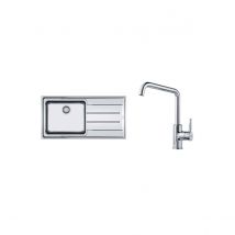 Franke - Pack Aton Anx211-100 + Mitigeur - Evier De Cuisine à Fleur De Plan - Pack Aton Anx211-100 + Mitigeur Urban à Bec - Inox 802994