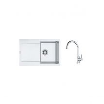 Franke - Pack Maris Fragranit Mrg611-78 + Mitigeur - Evier de Cuisine à Encastrer - Pack Maris Fragranit Mrg611-78 + Mitigeur Lina Xl à Bec - Coloris
