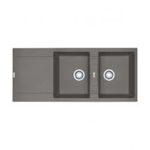 Franke - Maris Fragranit+ Mrg621 - Evier de Cuisine à Encastrer - Gris Foncé - Granit 095010
