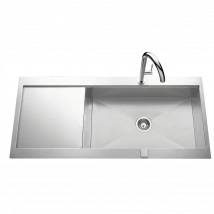 Luisina - Adagio Plus Ev56021e - Evier de Cuisine à Encastrer - Inox Ev56021eil