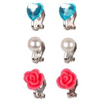 Souza for Kids - Roos-blauwe Oorclips - Hila