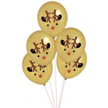 My little day - 5 gezellige feestballonnen - mini rendieren