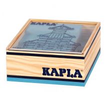 Kapla - Gekleurde Kapla plankjes - lichtblauw - 40 stuks