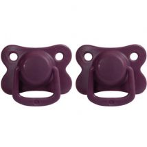 Filibabba - Unieke set van 2 tutjes - Plum - 6m+