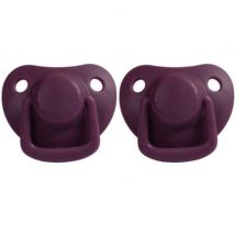 Filibabba - Unieke set van 2 tutjes - Plum - 0-6m
