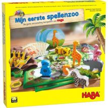 Haba - Spelletjesdoos met 10 leerspellen - Mijn eerste spellenzoo Franstalige titel