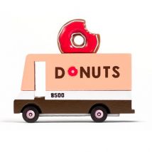Candylab Toys - Houten speelgoedauto - Candyvan - Donut Van