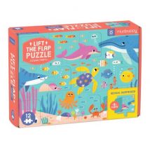 Mudpuppy - Lift-the-flap puzzel - Ocean Party - 12 stukjes