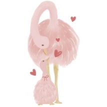 Lilipinso - Muursticker XL - Mama & baby ostriche