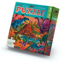 Crocodile Creek - Stoere folie puzzel - Dazzling Dinos - 60 stukjes