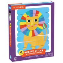 Mudpuppy - Puzzel sticks - Animals of the World