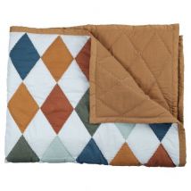 FABELAB - Gewatteerd deken - Diamond patchwork