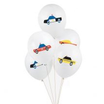 My little day - Set van 5 ballonnen - Cars
