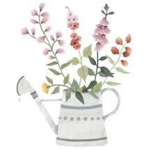 Lilipinso - Interieursticker - Flowered Watering Can