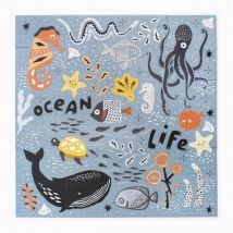 Wee Gallery - Vierkante vloerpuzzel - Ocean Life - 24 stukjes