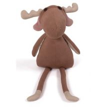 Filibabba - Knuffel Milo the moose - Brownie - 52cm