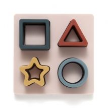 Petit Monkey - Vormenpuzzel met 4 blokken uit siliconen - Star