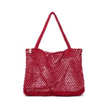 Studio Noos - Mom Bag luiertas - Fuchsia macramé