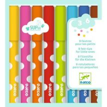 DJECO - Set van 8 viltstiften voor kleintjes