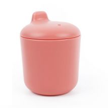 Ekobo - Bambino Silicone Sippy Cup drinkbeker - Coral