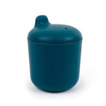 Ekobo - Bambino Silicone Sippy Cup drinkbeker - Blue Abyss
