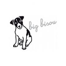 MIMI'lou - Kleurrijke strijkapplicatie big bisou