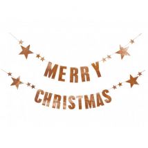 Bloomingville - Dubbele kerstslinger - Merry Christmas