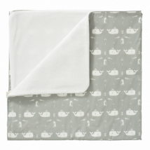 Fresk - Babydeken - Whale Dawn Grey