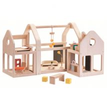 Plan Toys - Design Schuif en ga - Poppenhuis