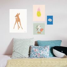 MIMI'lou - Set van 4 posters - Love