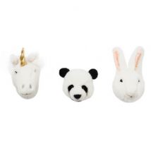 Wild & Soft - Trophäe-Plüschtier Lovely - 3er-Pack