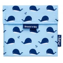 Roll'eat - Wiederverwendbarer Snackbeutel - Snack'n'Go - Kid Whales