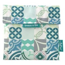 Roll'eat - Wiederverwendbarer Snackbeutel - Snack'n'Go - Patchwork Green