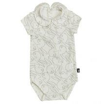 Mies & Co - Kurzärmliger Babybody mit Kragen - Stiched bunny