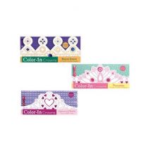 Mudpuppy - Party Set 'Color-In Crowns' (8 St.)