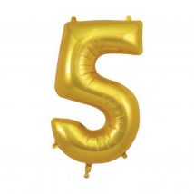My little day - Folienballon Zahlen - gold 5